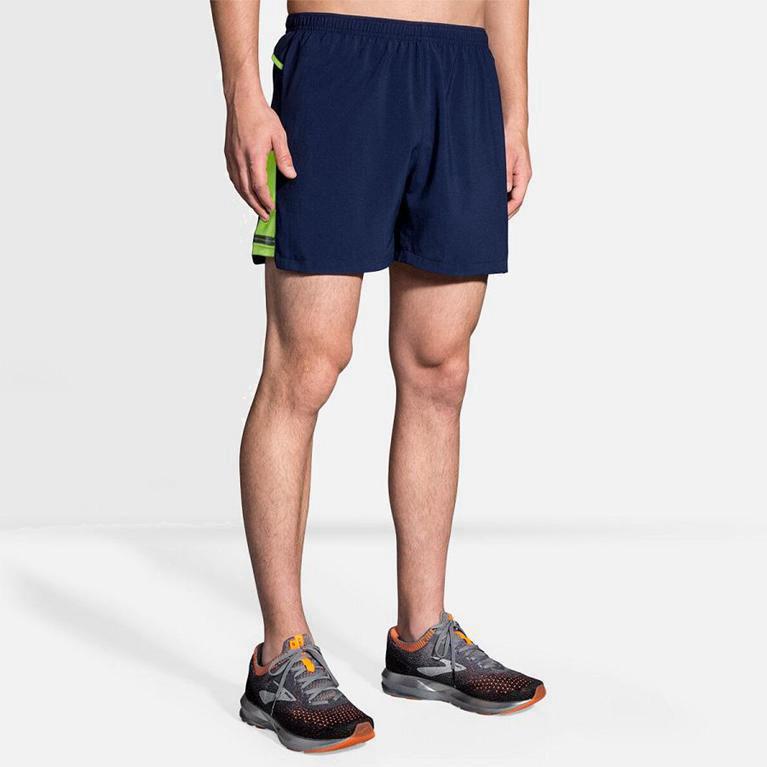 Brooks Sherpa 5 Mens Running Shorts Ireland Blue (PHRZ-18435)